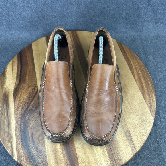 Cole Haan Tucker Loafer Leather Venetian Slip Loafer C03559 Men's 11 Vibram Sole - Picture 4 of 13